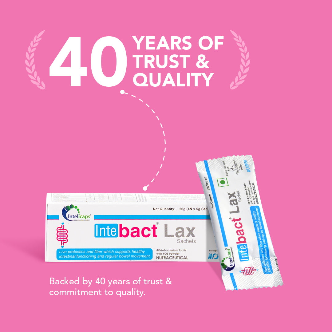 Intebact Probiotic Laxative – Best Solution for Constipation Relief