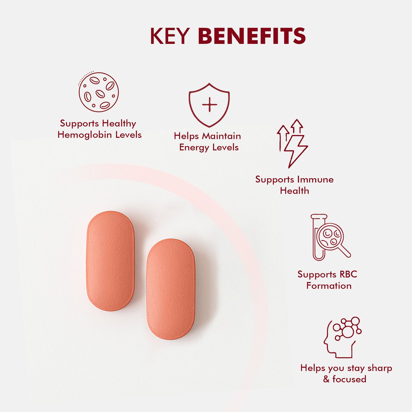 Iron & Zinc - 60 Veg Tablets