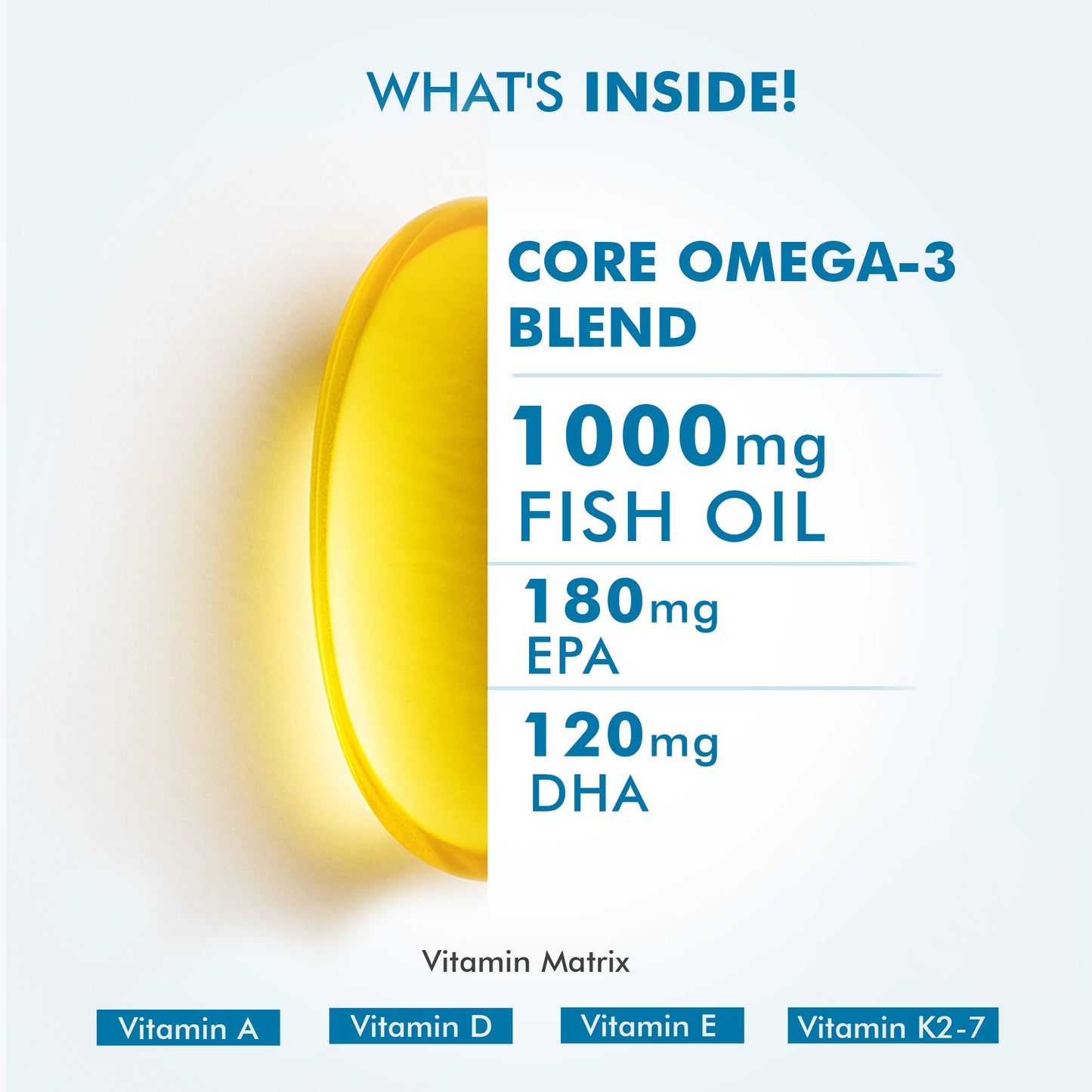 Omega-3 Deep Sea Fish Oil 1000mg