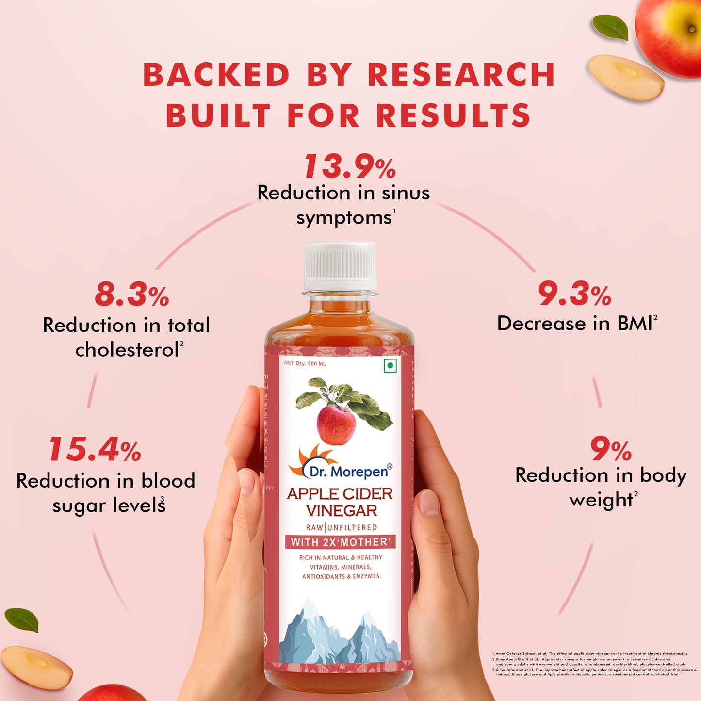 Apple Cider Vinegar 2x mother - 500ml