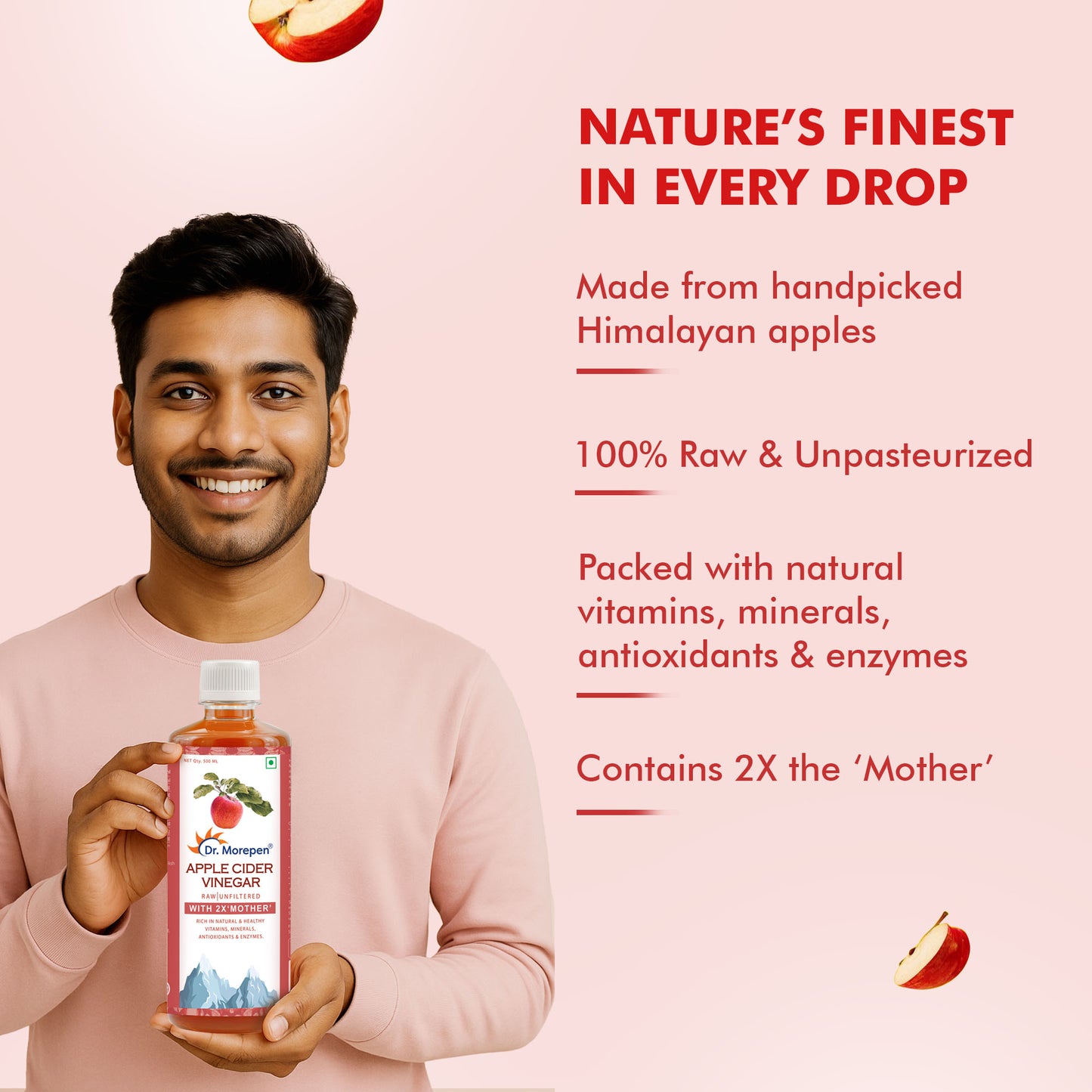 Apple Cider Vinegar 2x mother - 500ml