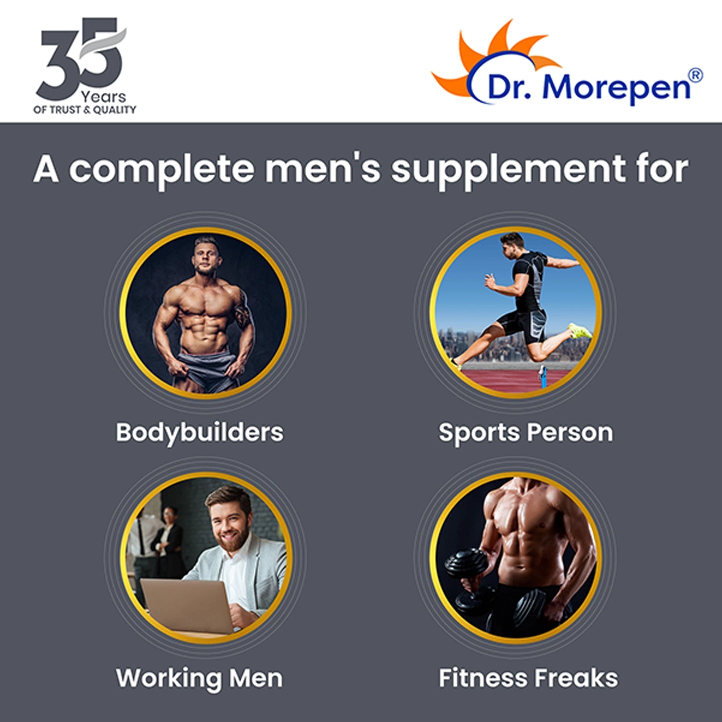 Testo Boost & Multivitamin Men -With Omega 3 & Herbs /Energy & Immunity Booste