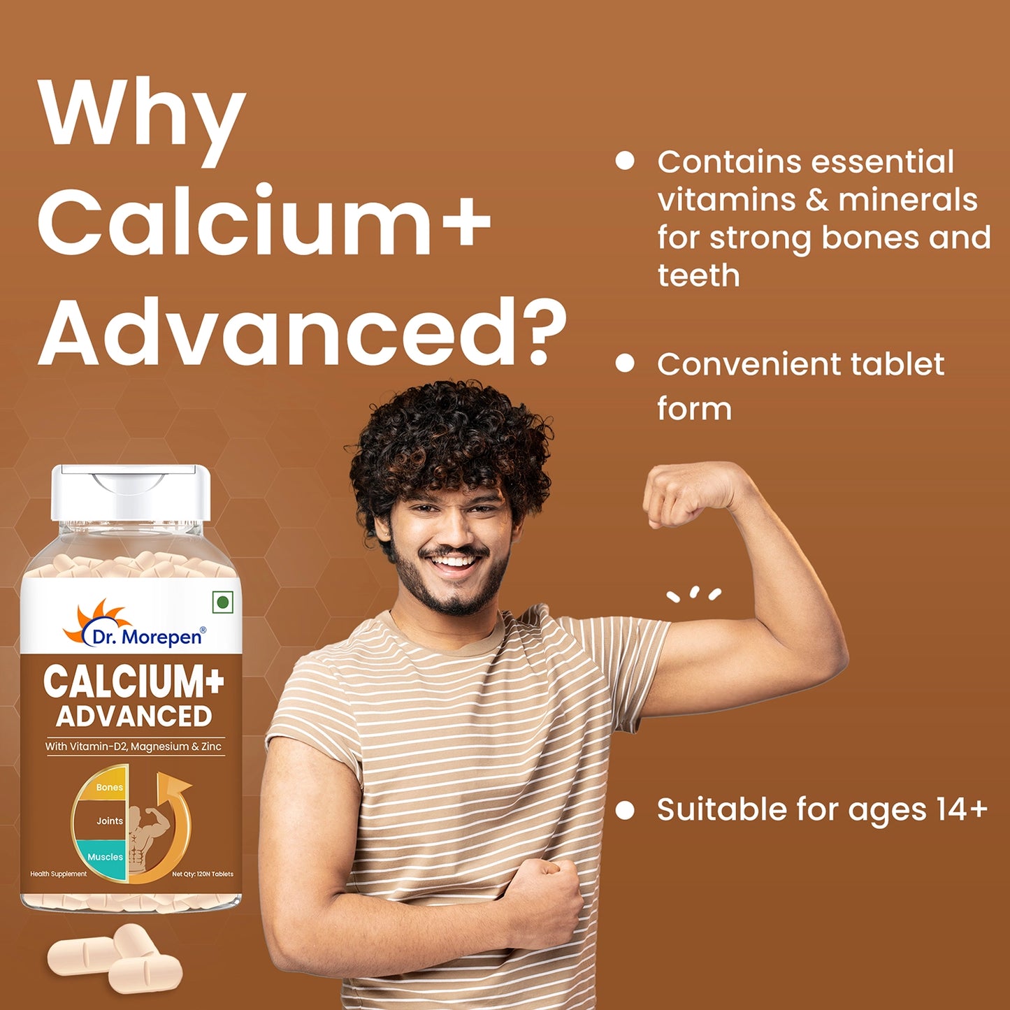 Calcium+ Advanced - 120 Veg Tablets