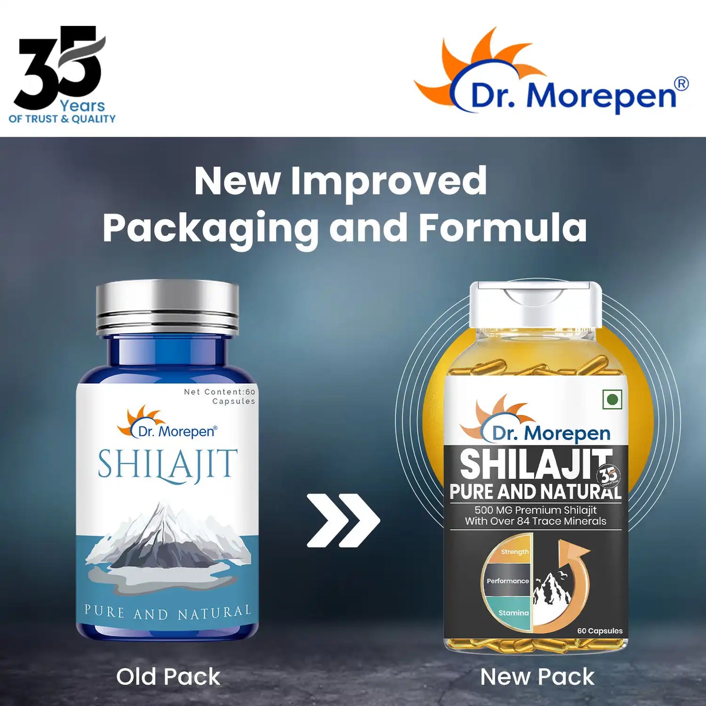 Testo Boost & Shilajit Capsules - Maintains testosterone levels/Strength & Stamina Booster