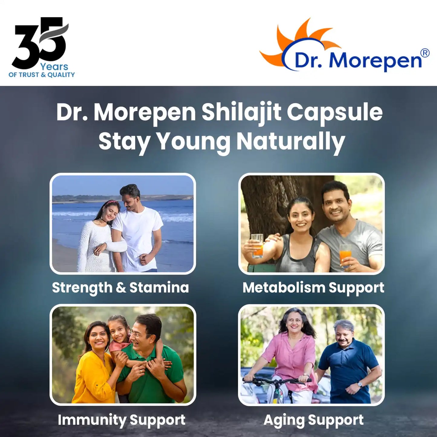 Testo Boost & Shilajit Capsules - Maintains testosterone levels/Strength & Stamina Booster