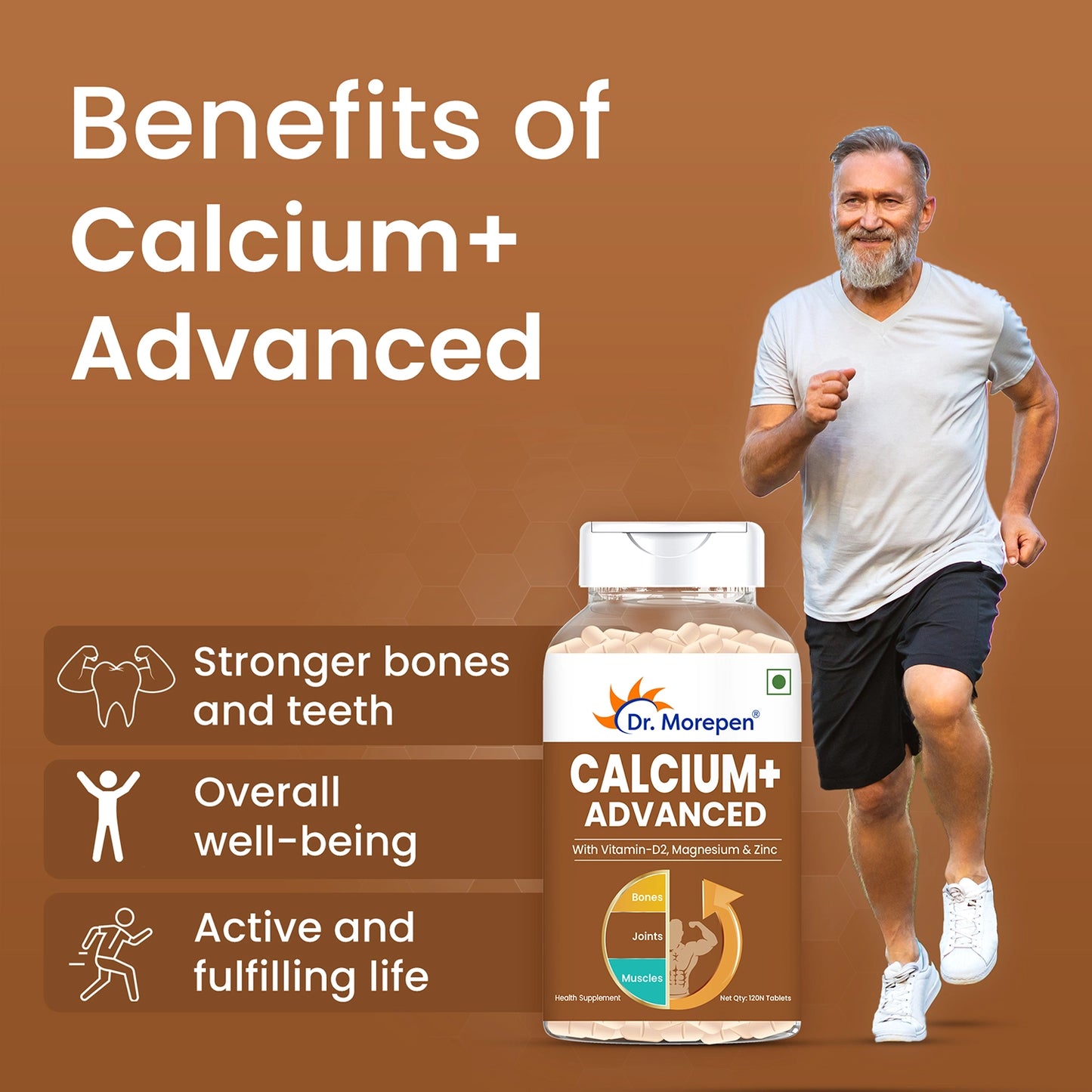 Calcium+ Advanced - 120 Veg Tablets