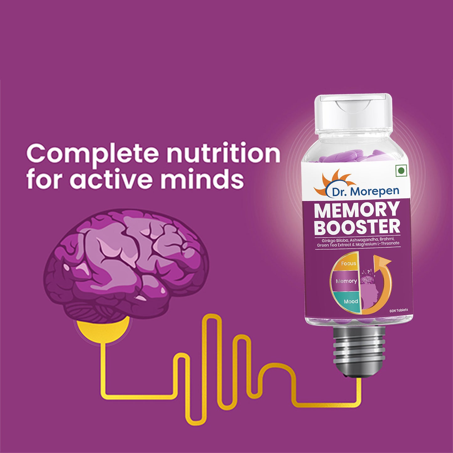 Memory Booster - 60 Veg Tablets