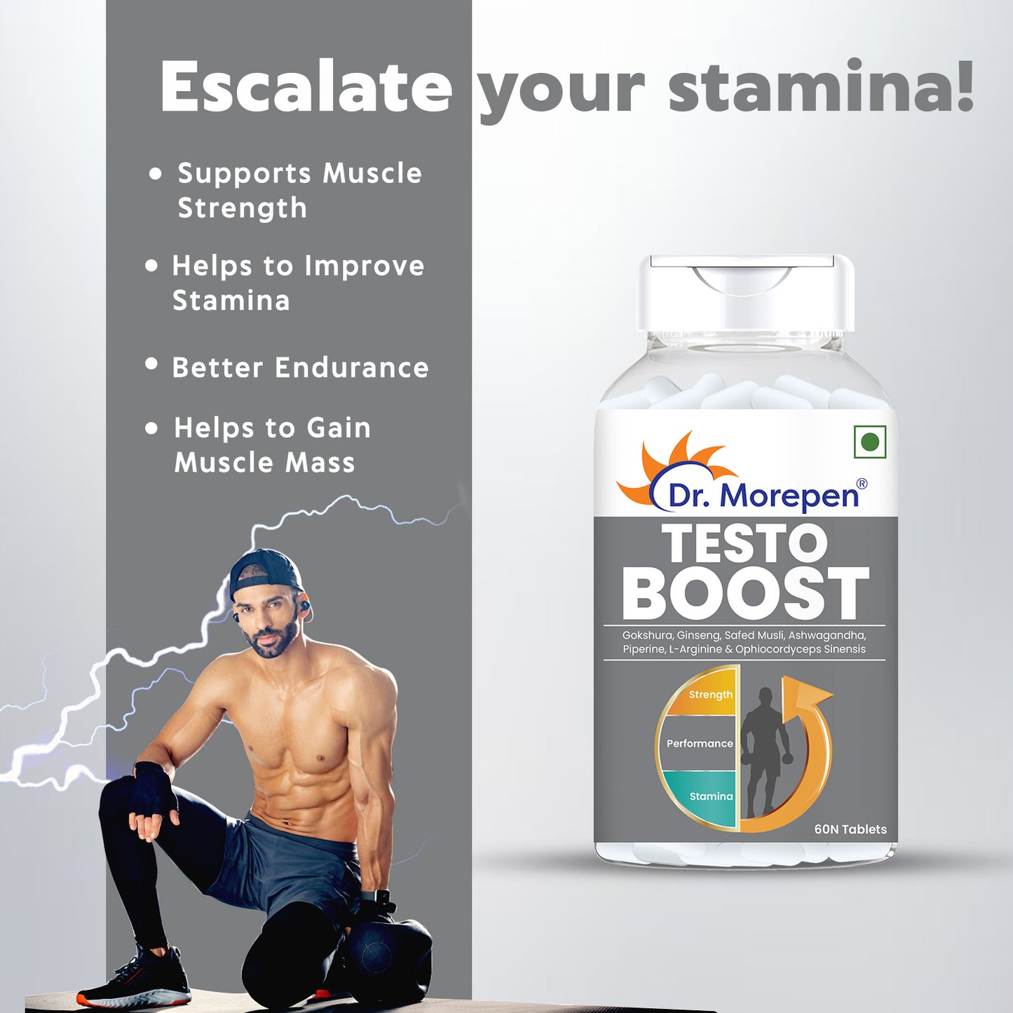 Testo Boost - 60 Veg Tablets