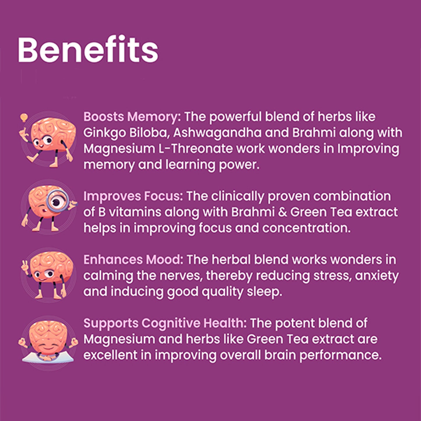 Memory Booster - 60 Veg Tablets