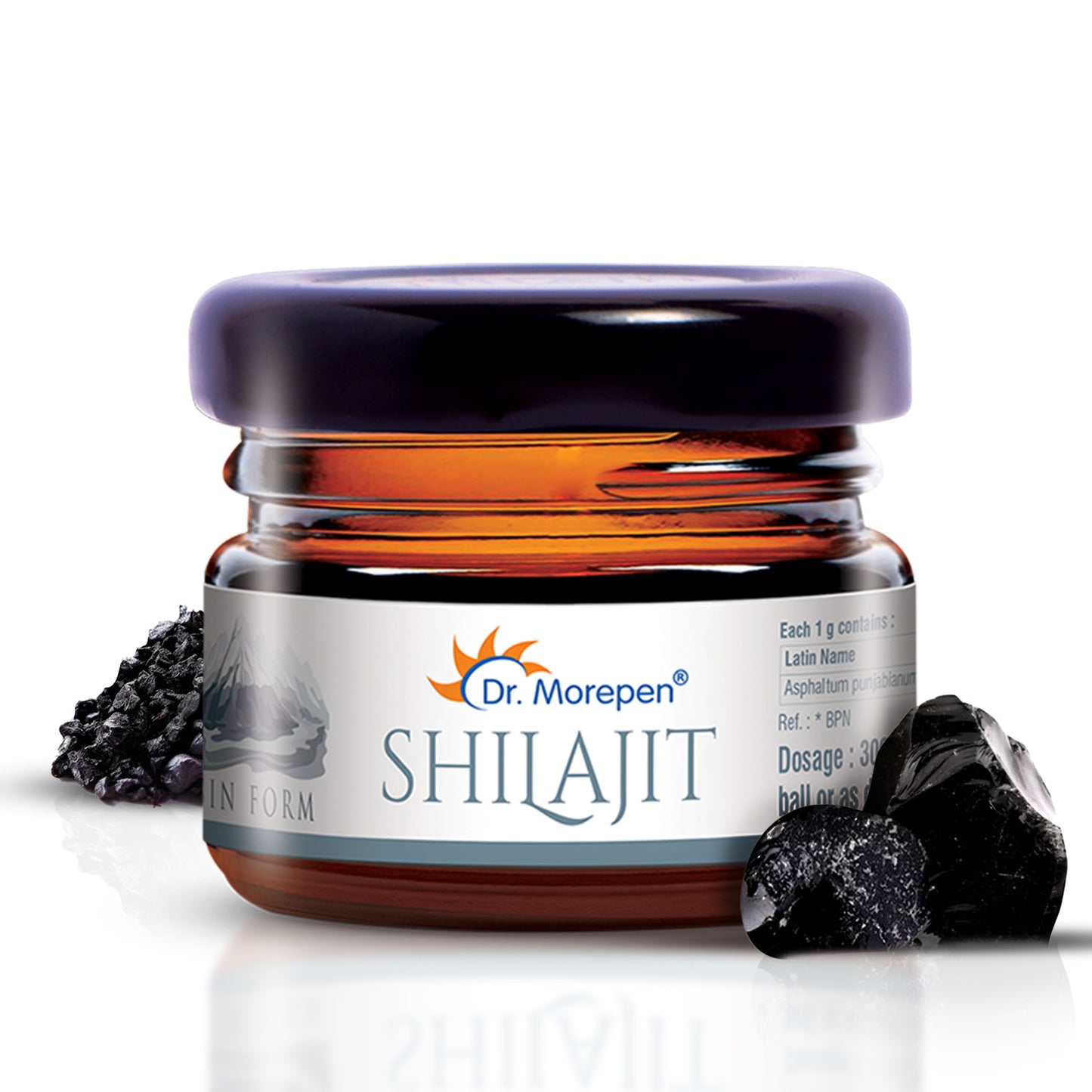 Dr. Morepen Shilajit Resin – Best Shilajit for Energy, Stamina & Performance (15 gms)