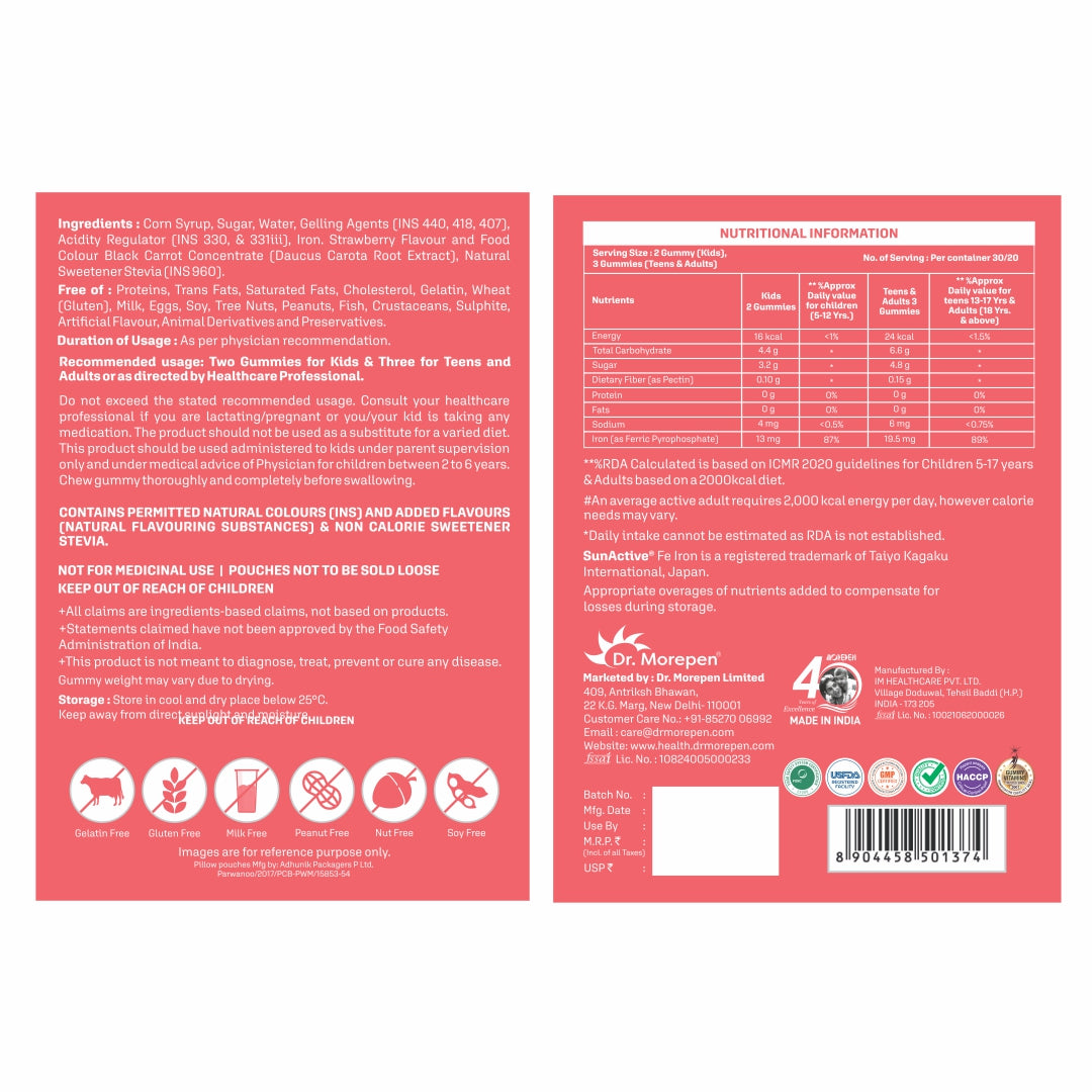 IRON GUMMIES - 60 Days Pack