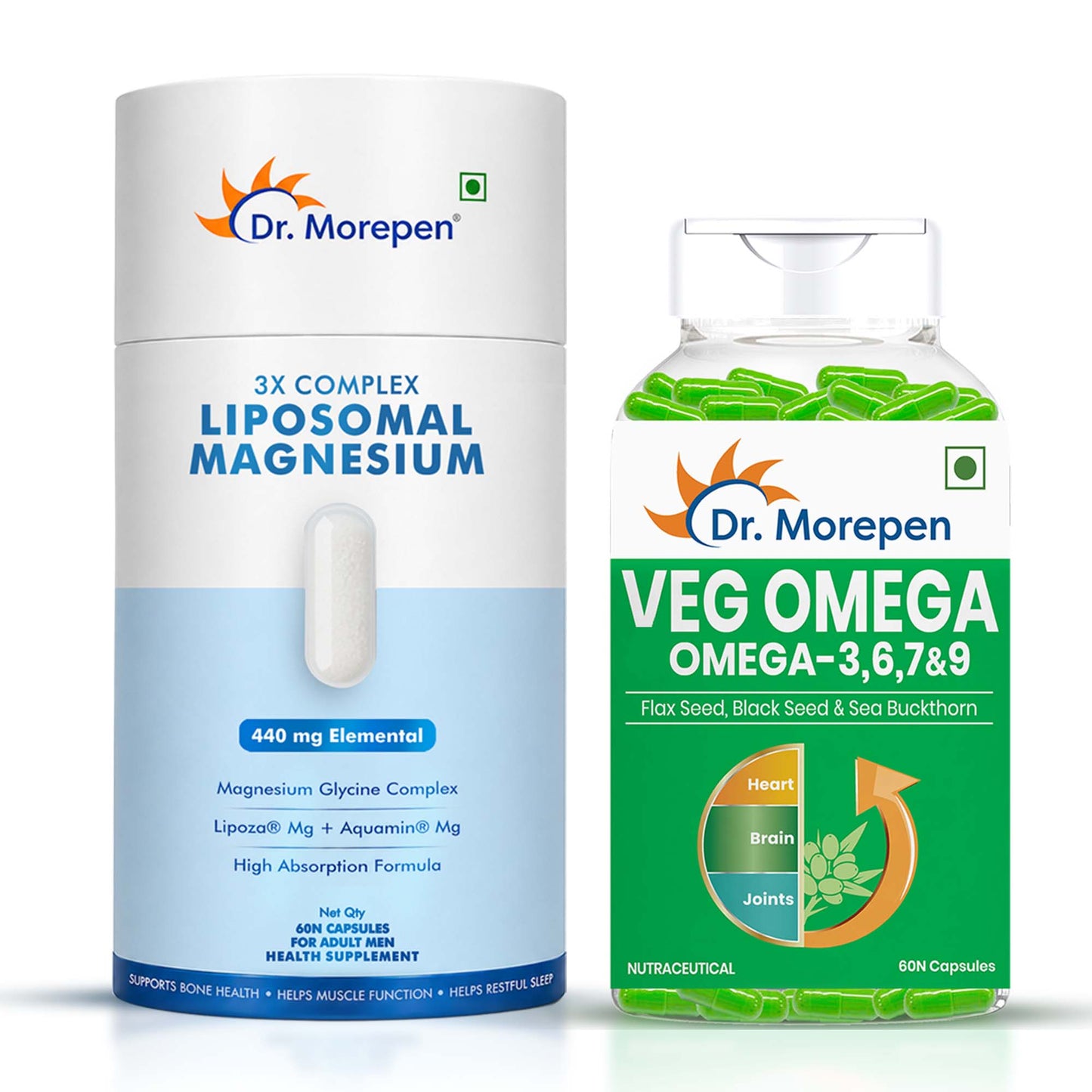 3X Complex Liposomal Magnesium - Veg Omega Combo