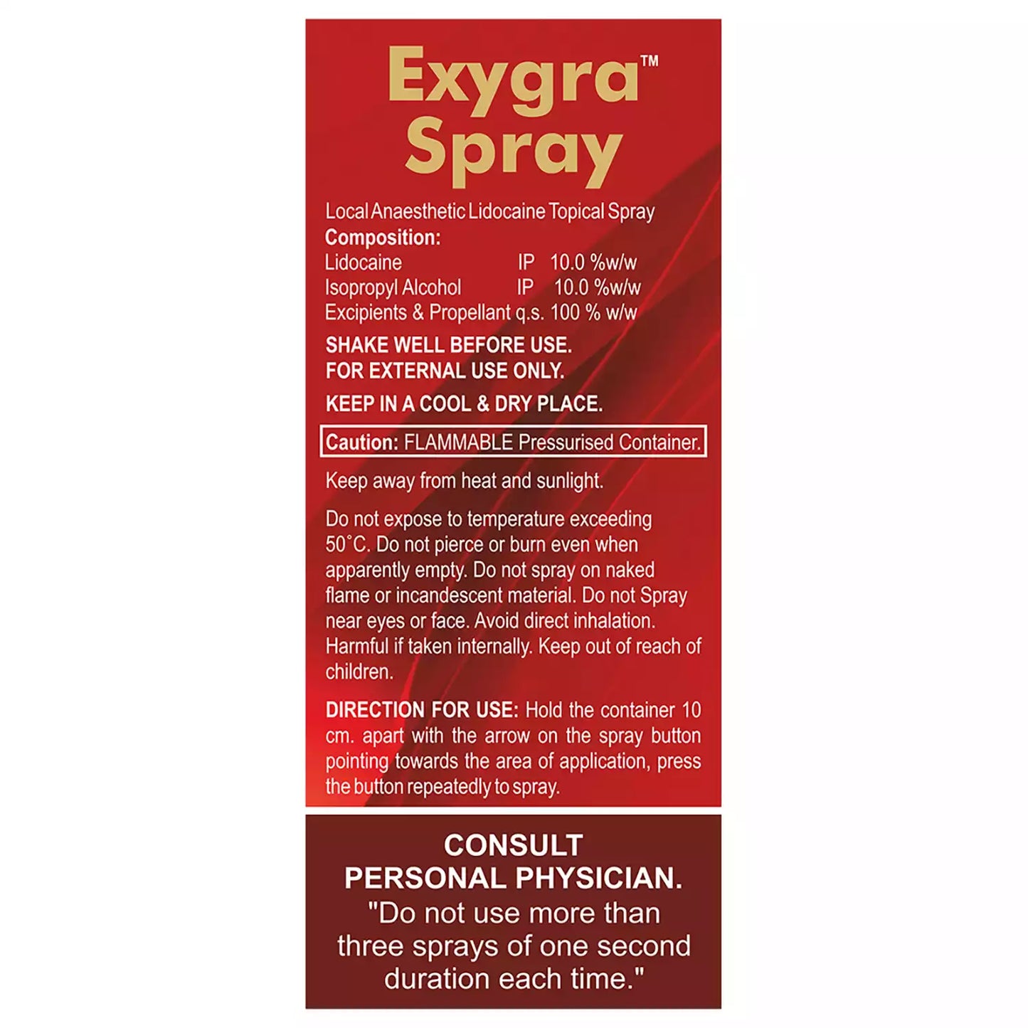 Exygra Spray Pack of 2 – Climax Delay Spray for Men