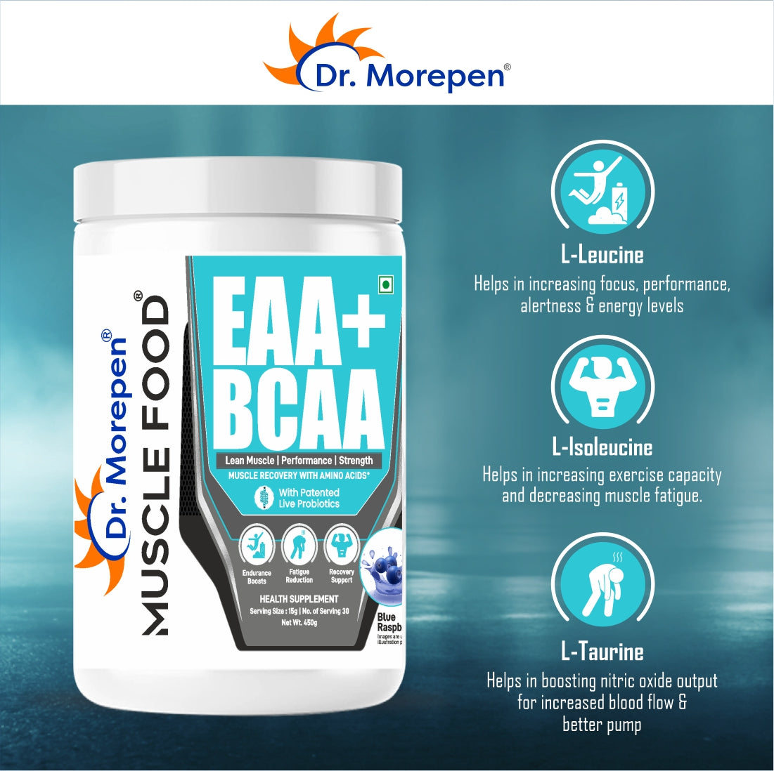 EAA+BCAA Blue Raspberry