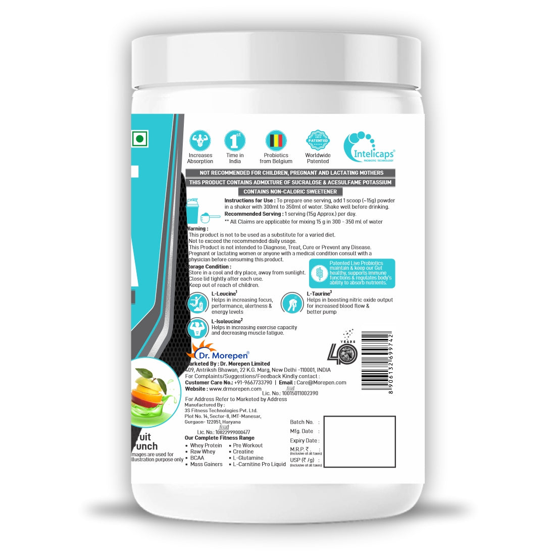 EAA+BCAA Fruit Punch