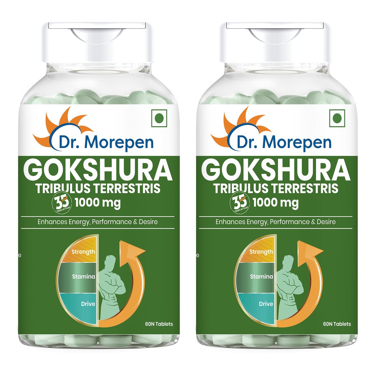 Gokshura Tablets For Men’s Wellness Pack of 2 – Boost Stamina