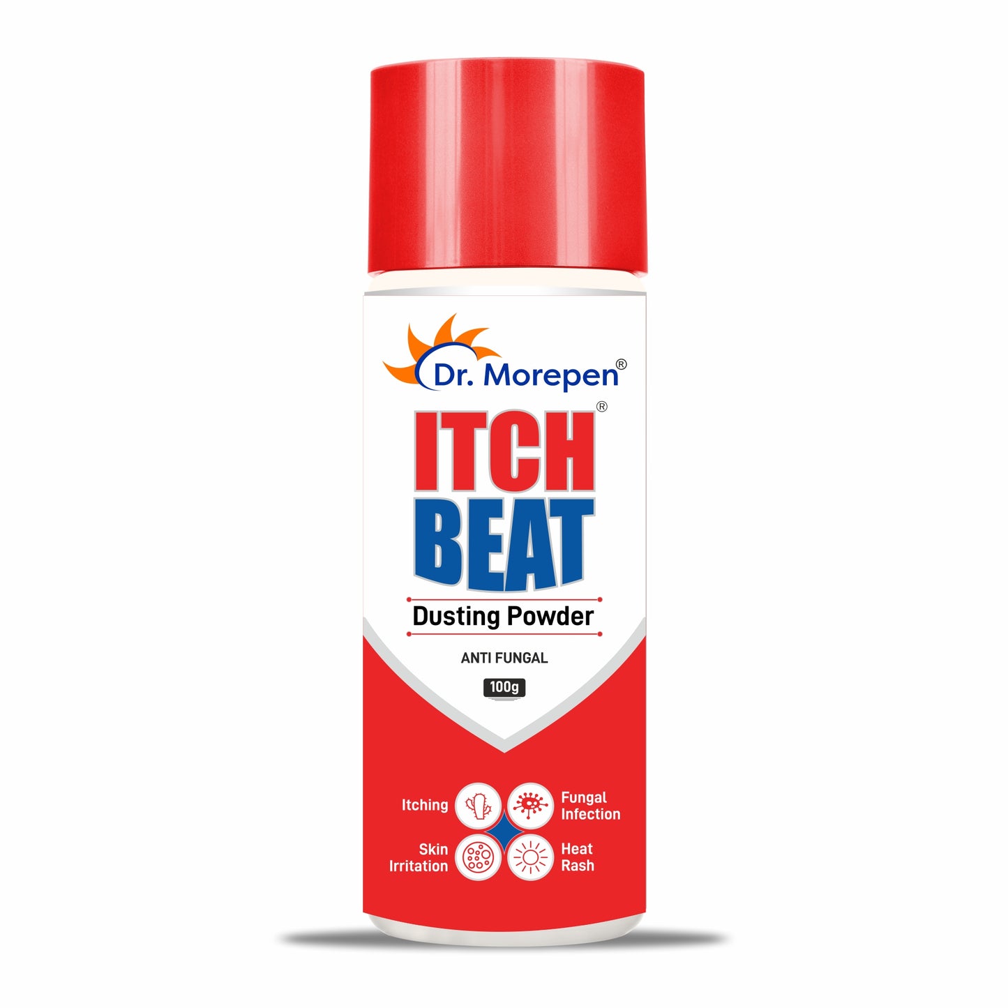 DR. MOREPEN Antifungal Dusting Itch Powder for Prickly Heat, Fungal Infection, Skin Irritation and Itching (Pack of 4)