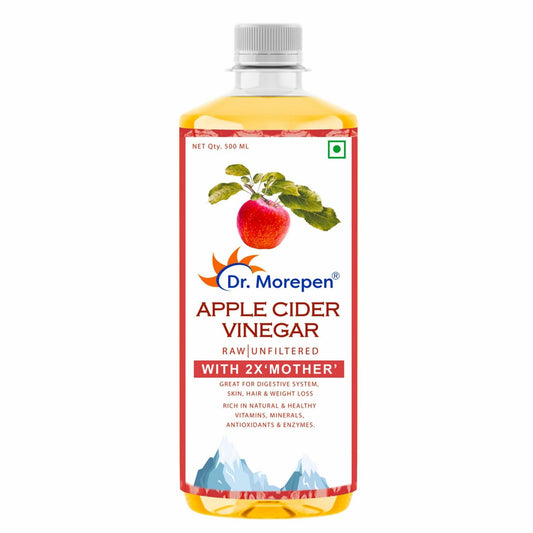 Apple Cider Vinegar with 2X Mother (Raw & Unfiltered) (500 ml)