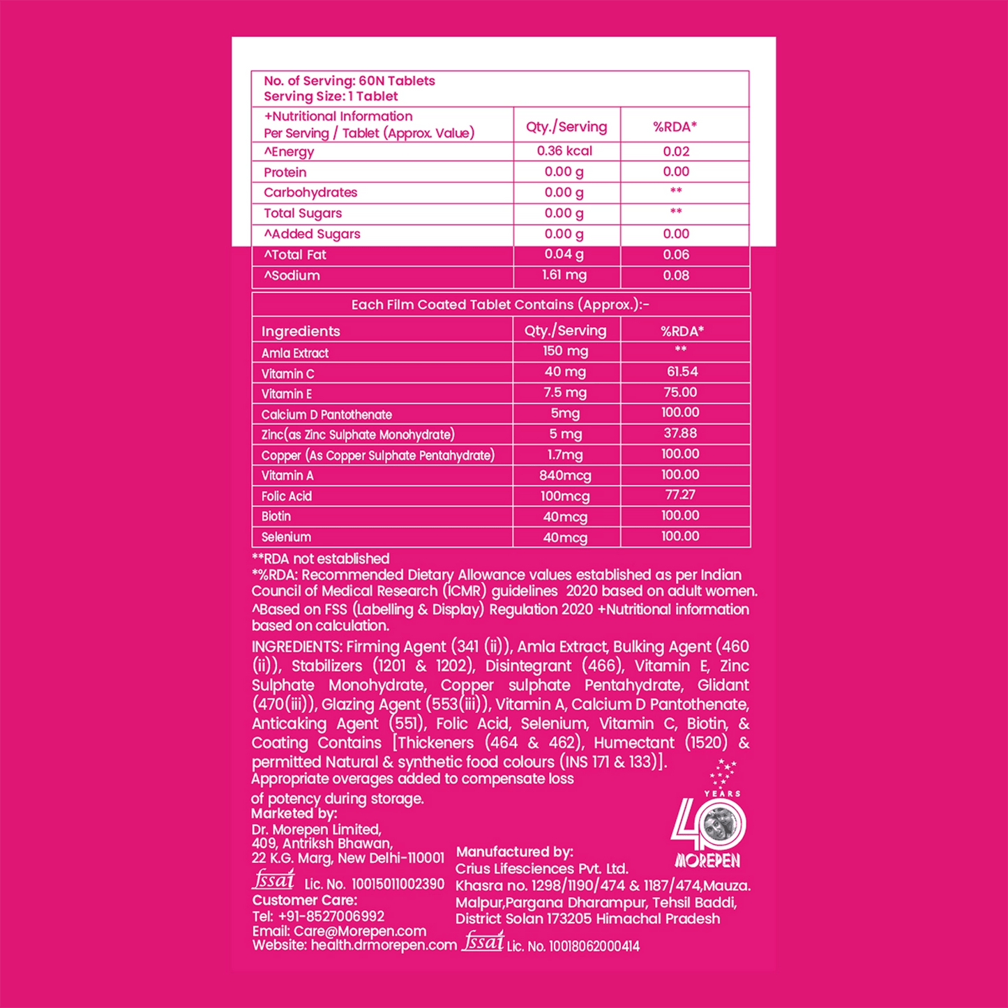 Biotin+ Advanced - 60 Veg Tablets