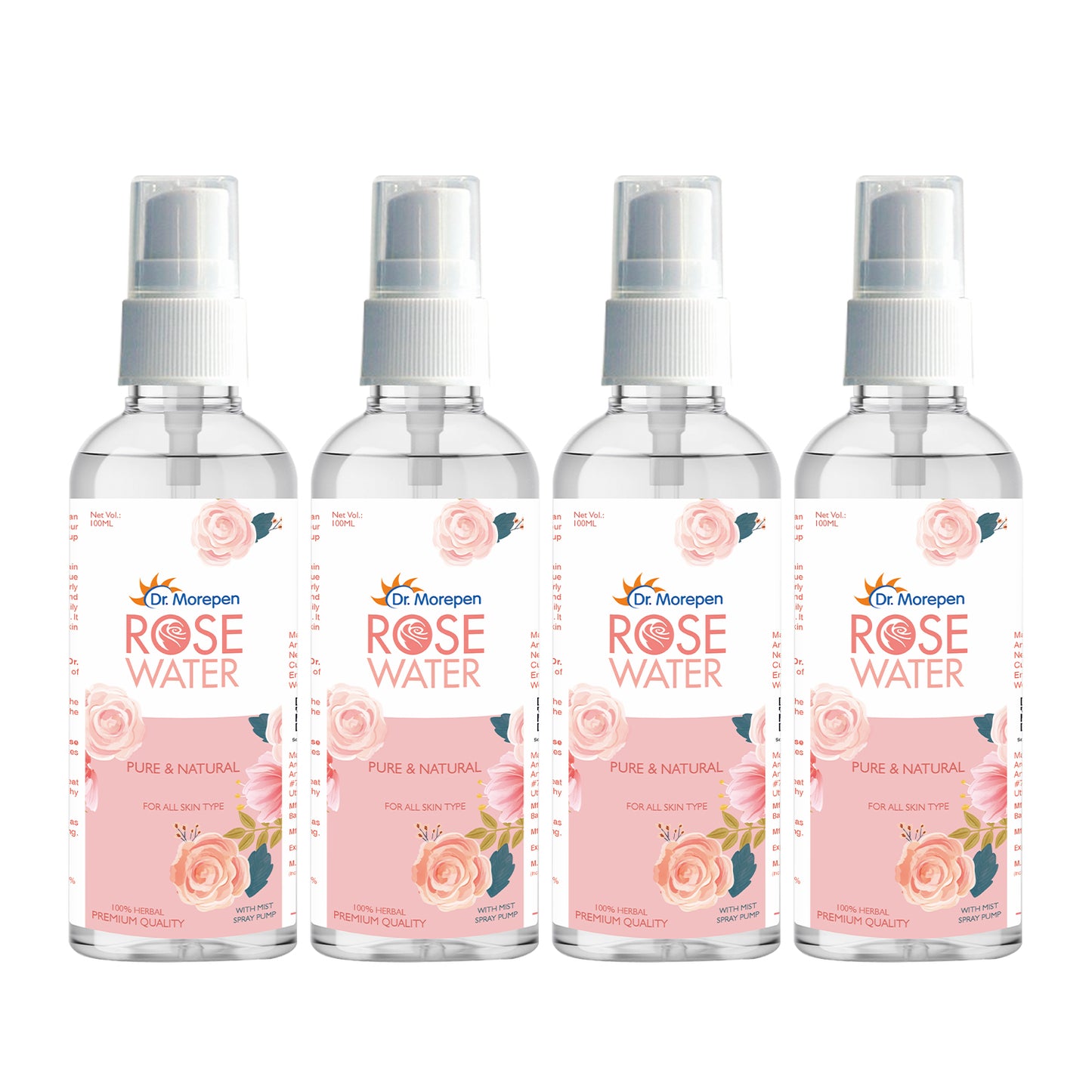 Rose Water Spray (Pack of 4)
