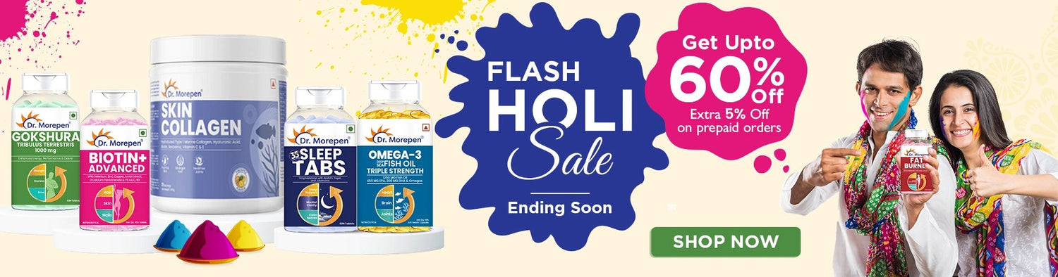 Holi Sale 2024: Up to 60% off on Dr Morepen Health Supplements - Dr Morepen