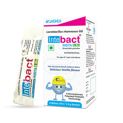 Morepen Intebact Insta Probiotic 2BN (1.5GM) - 12 Sachets ( 2 Pack )