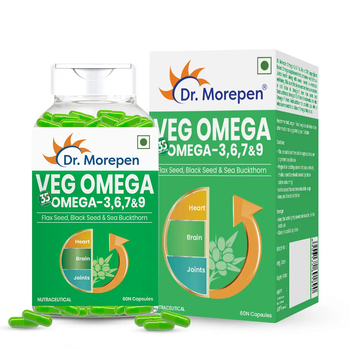 Omega-3-6-7-9 Vegetarian Capsules (60 capsules)