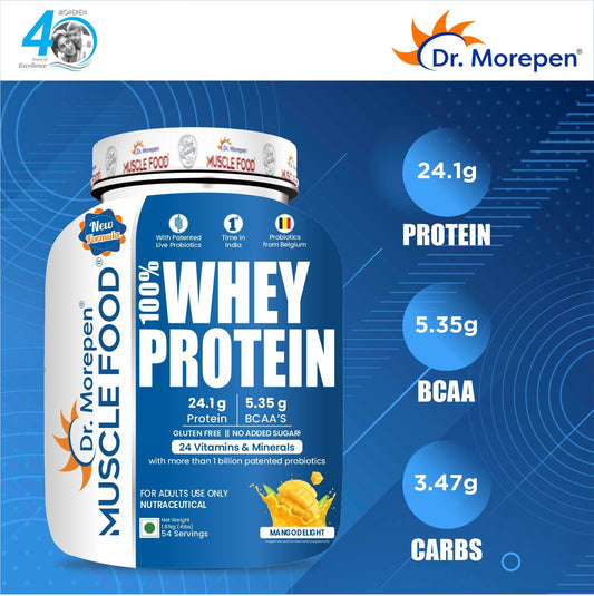 MUSCLE FOOD WHEY PROTEIN 1.81KG (MANGO DELIGHT)