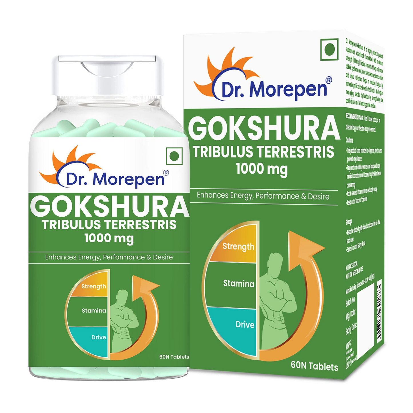 Gokshura Tablets For Men's Wellness - Boost Stamina (60 Tablets)