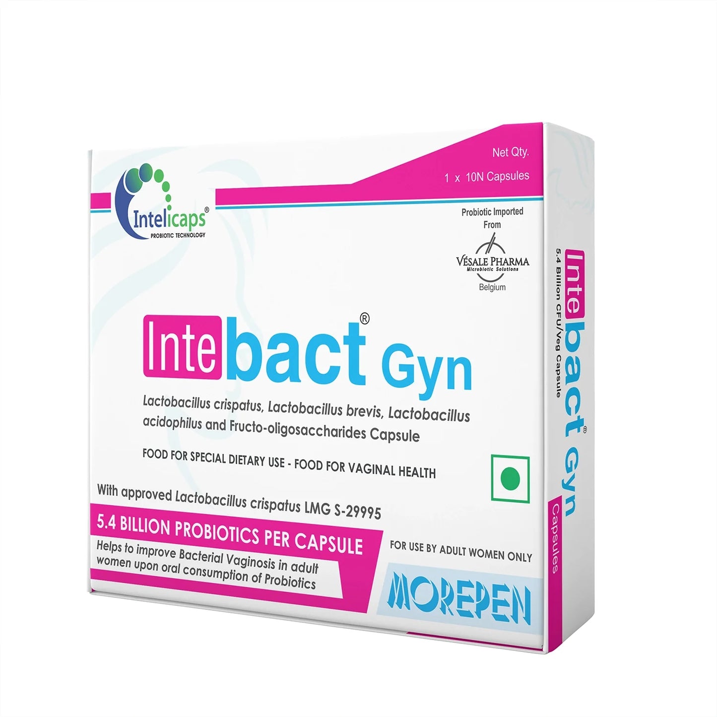 Intebact Gyn Capsule (Pack of 2 -20s)