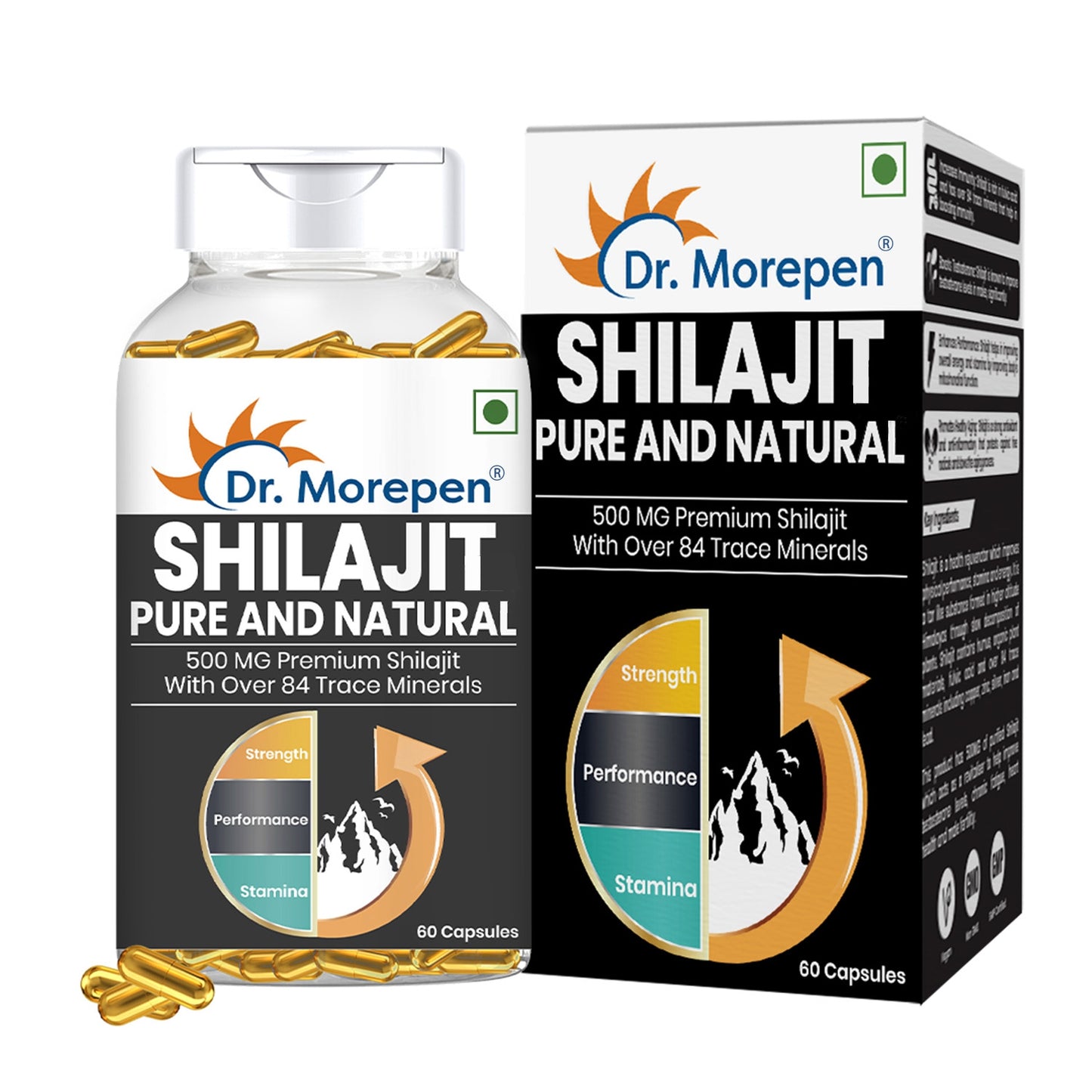 Testo Boost & Shilajit Capsules - Combo Pack