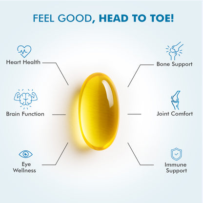 Omega-3 Deep Sea Fish Oil 1000mg