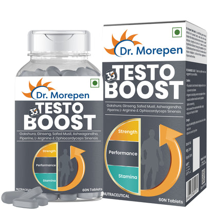 Testo Boost & Shilajit Capsules - Maintains testosterone levels/Strength & Stamina Booster