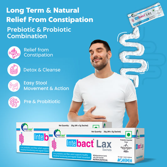 Dr. Morepen Probiotics & Laxative for Men and Women (Pack of 2) – Digestive Health Supplement