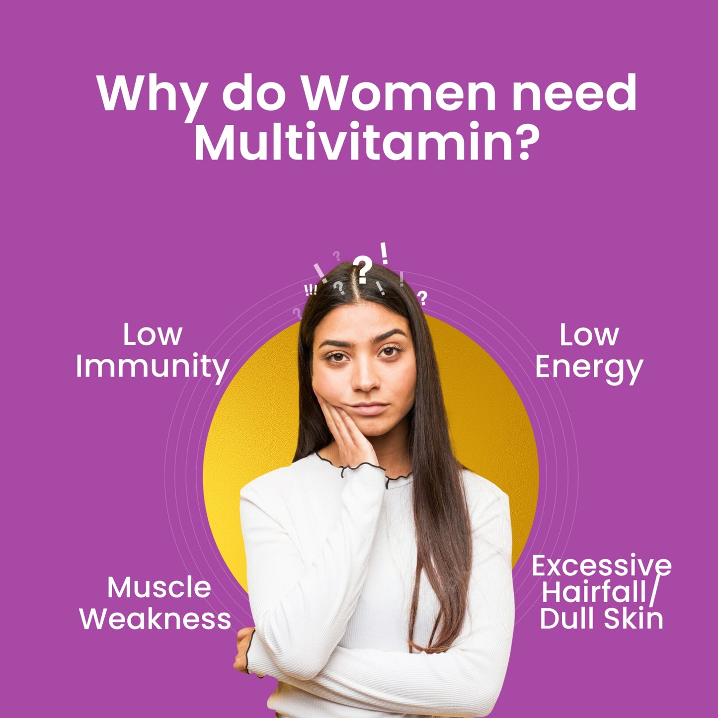 IRON & ZINC + Multivitamin Women Tab