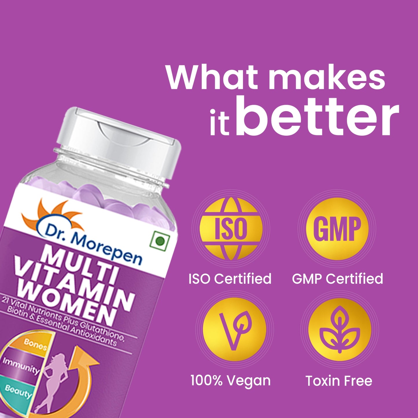 IRON & ZINC + Multivitamin Women Tab