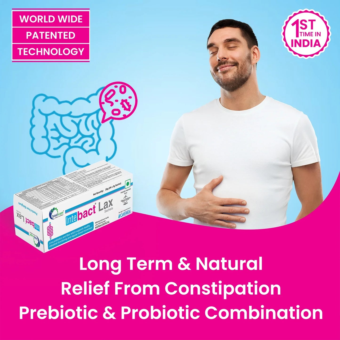 Intebact Probiotic laxative (Pack Of 4)