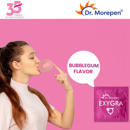 Dr Morepen Exygra Condom - For Safer Sex