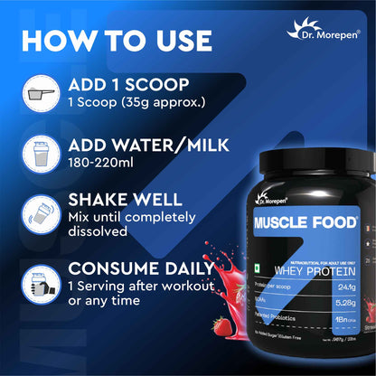 Whey Protein Strawberry (907g)