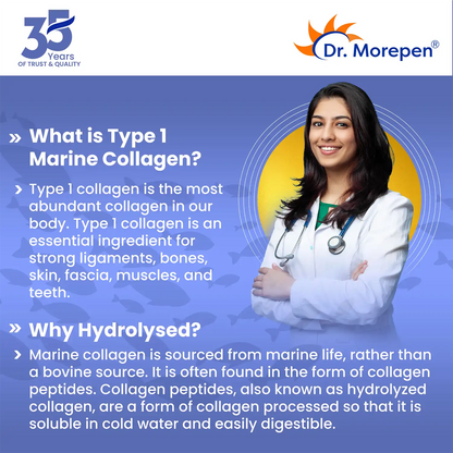 Skin Collagen-Hydrolyzed  Type 1 Marine Collagen