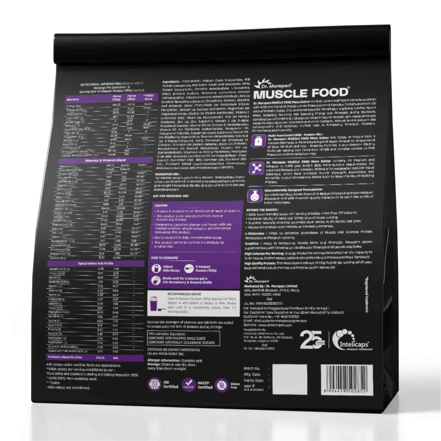 Mass Gainer Strawberry & Banana