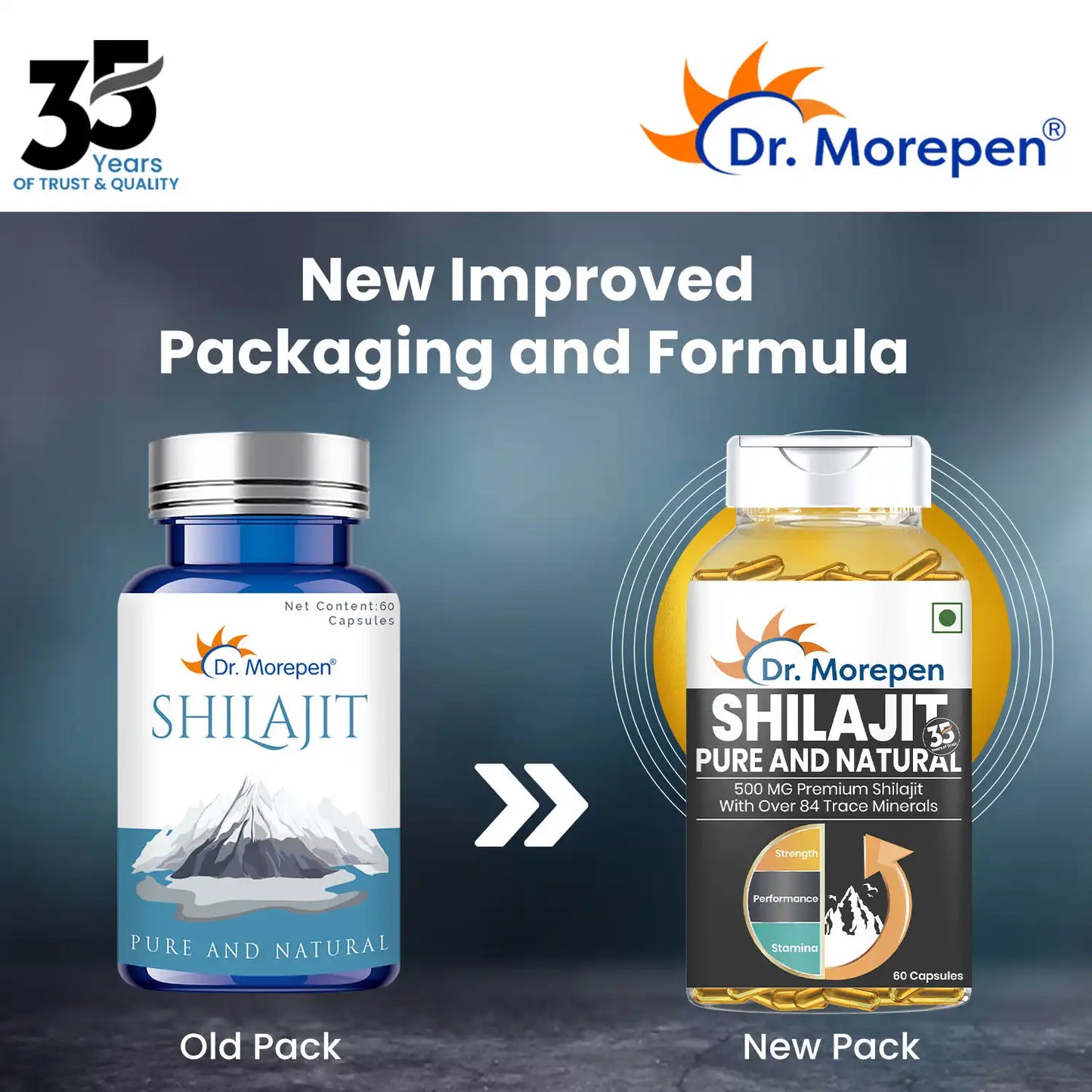 Shilajit Capsules Pack of 2 - Strength & Stamina Booster