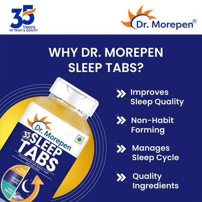 Sleep Tablets For Men & Women (60 Tablets) - For Stress Free Sleep & Calmness