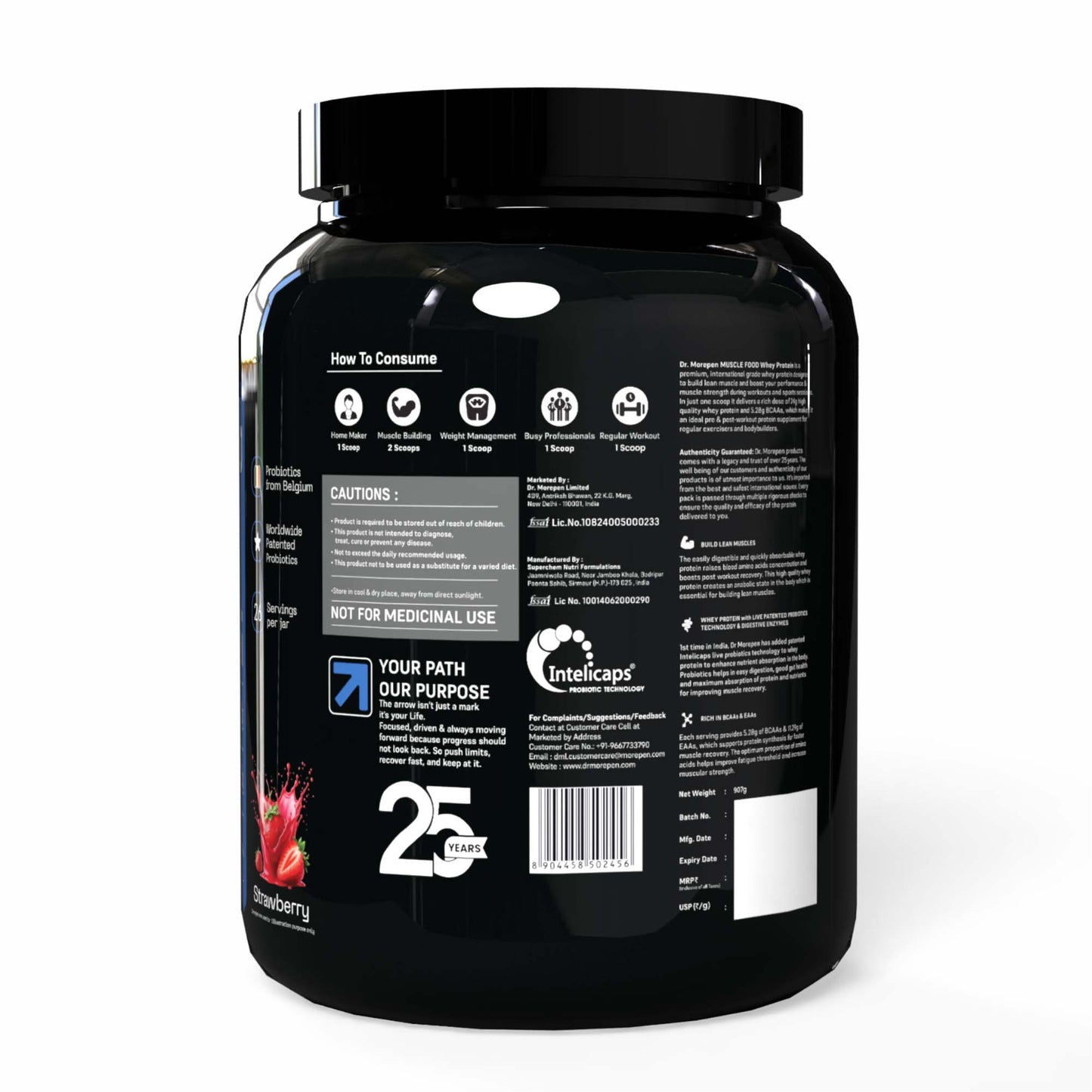 Whey Protein Strawberry (907g)
