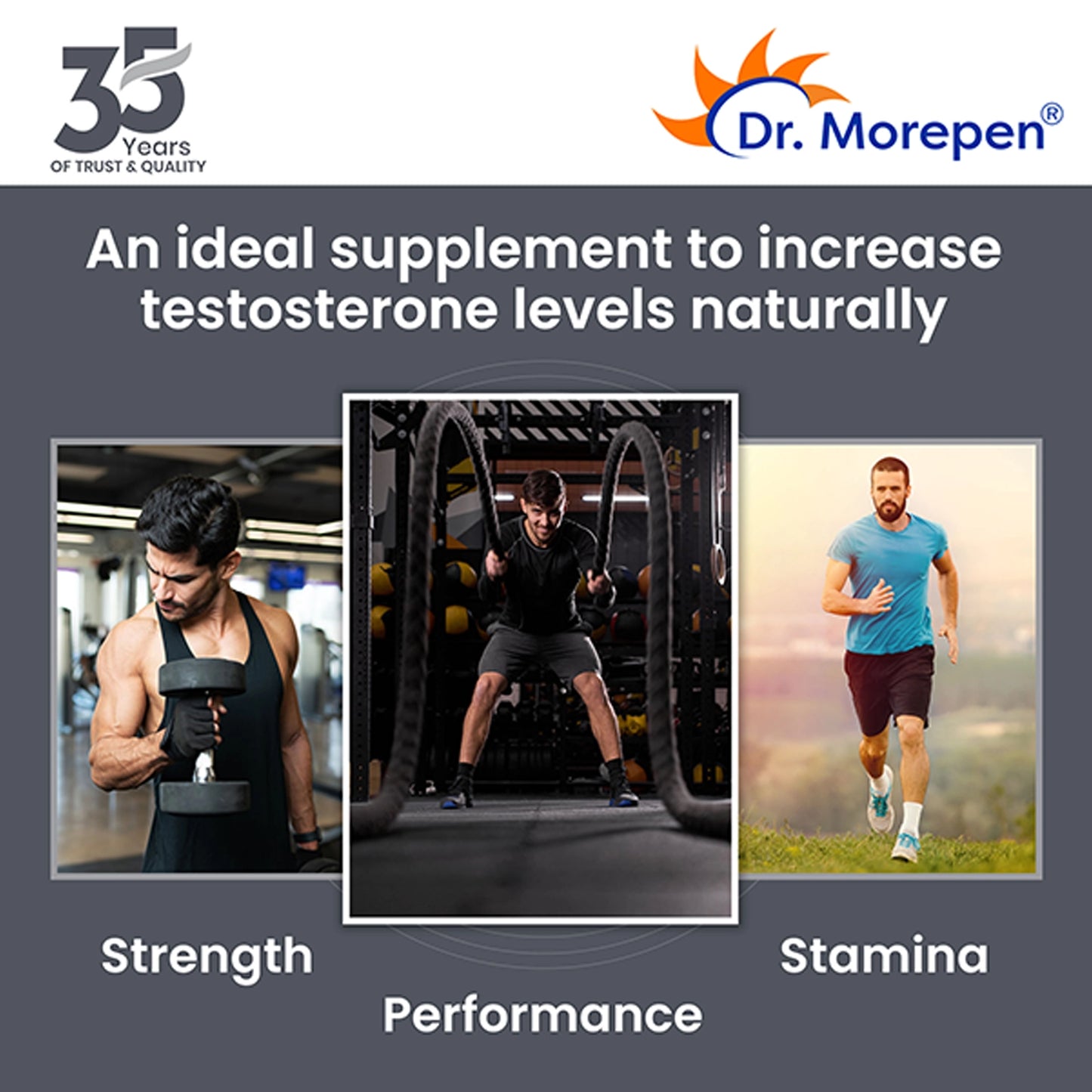 Testo Boost & Multivitamin Men -With Omega 3 & Herbs /Energy & Immunity Booste