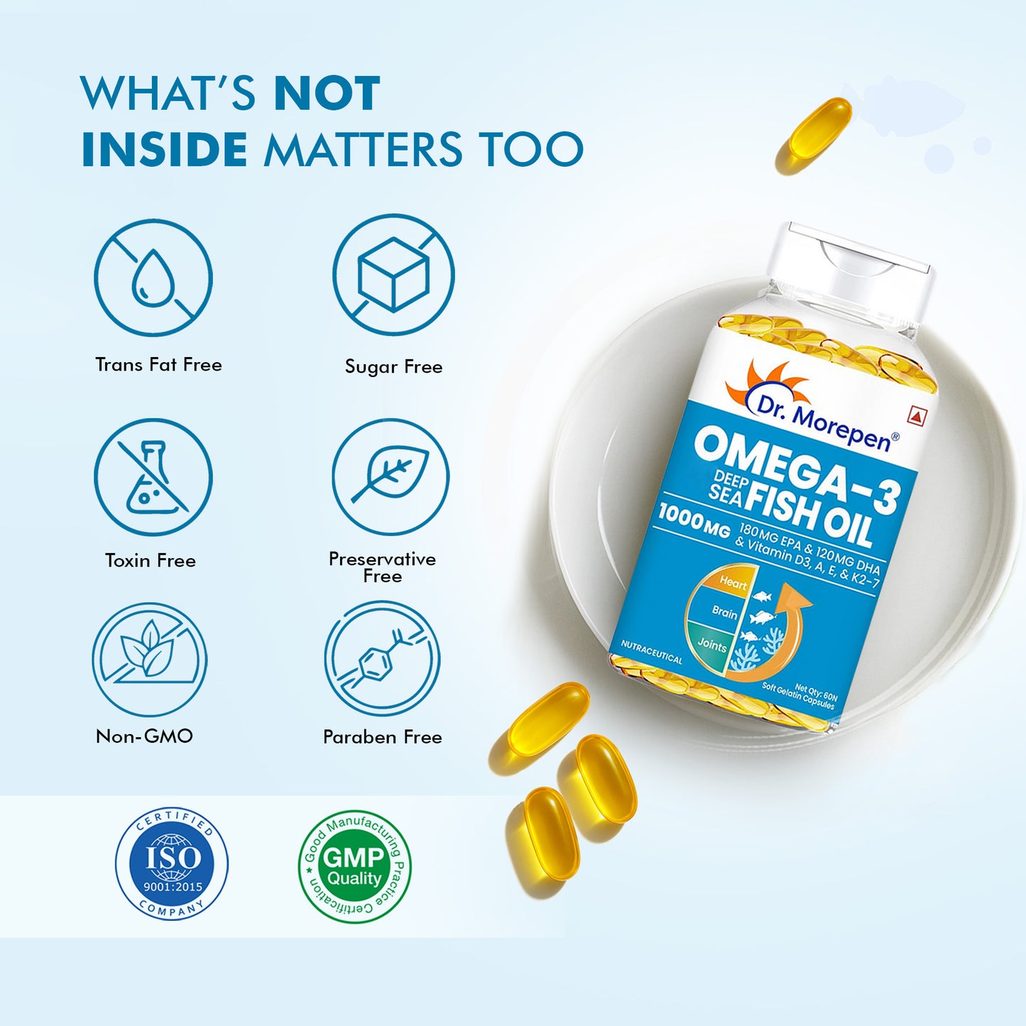 Omega-3 Deep Sea Fish Oil 1000mg