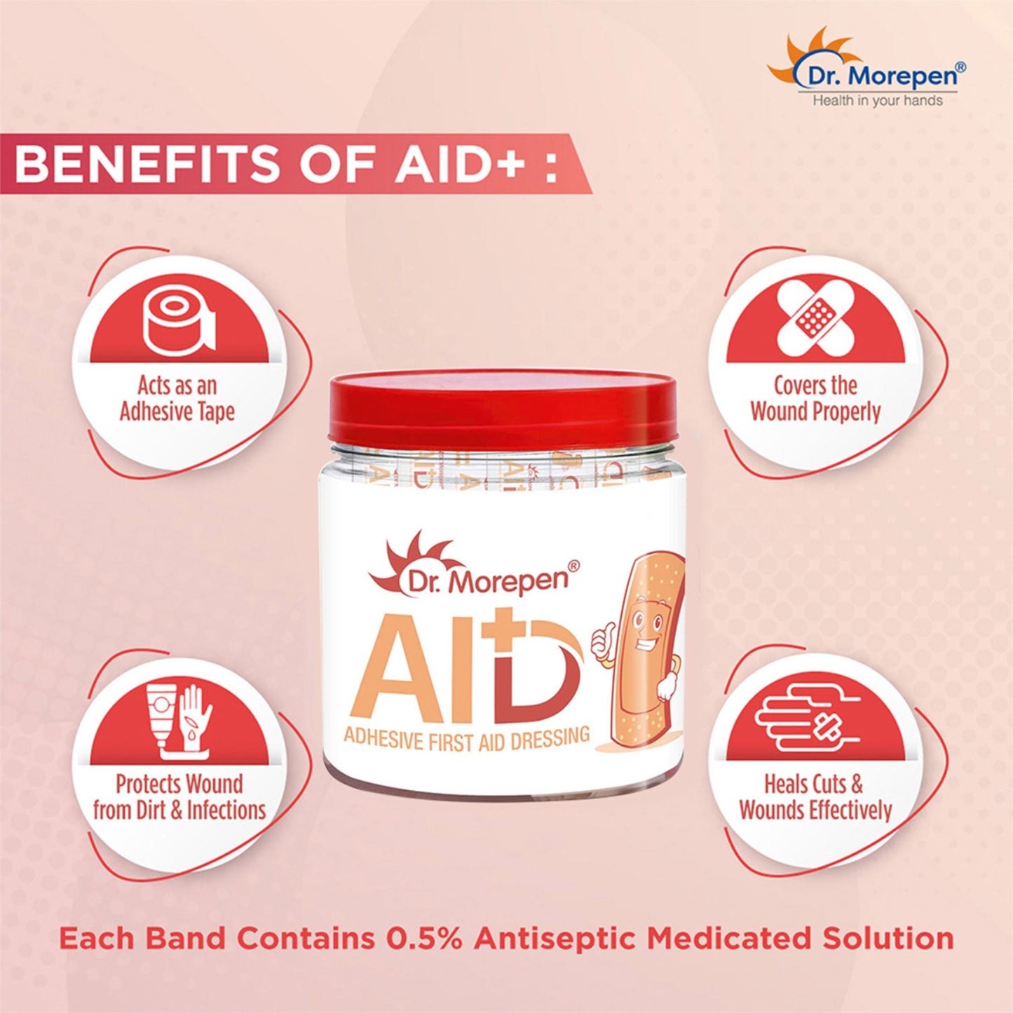 AID – Band-aid adhesive (150 Strips)