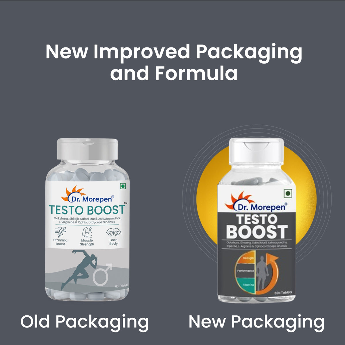 Man Boost Tablets Dr. Morepen Testo Boost Tablets | With Ashwagandha, Safed Musli ...