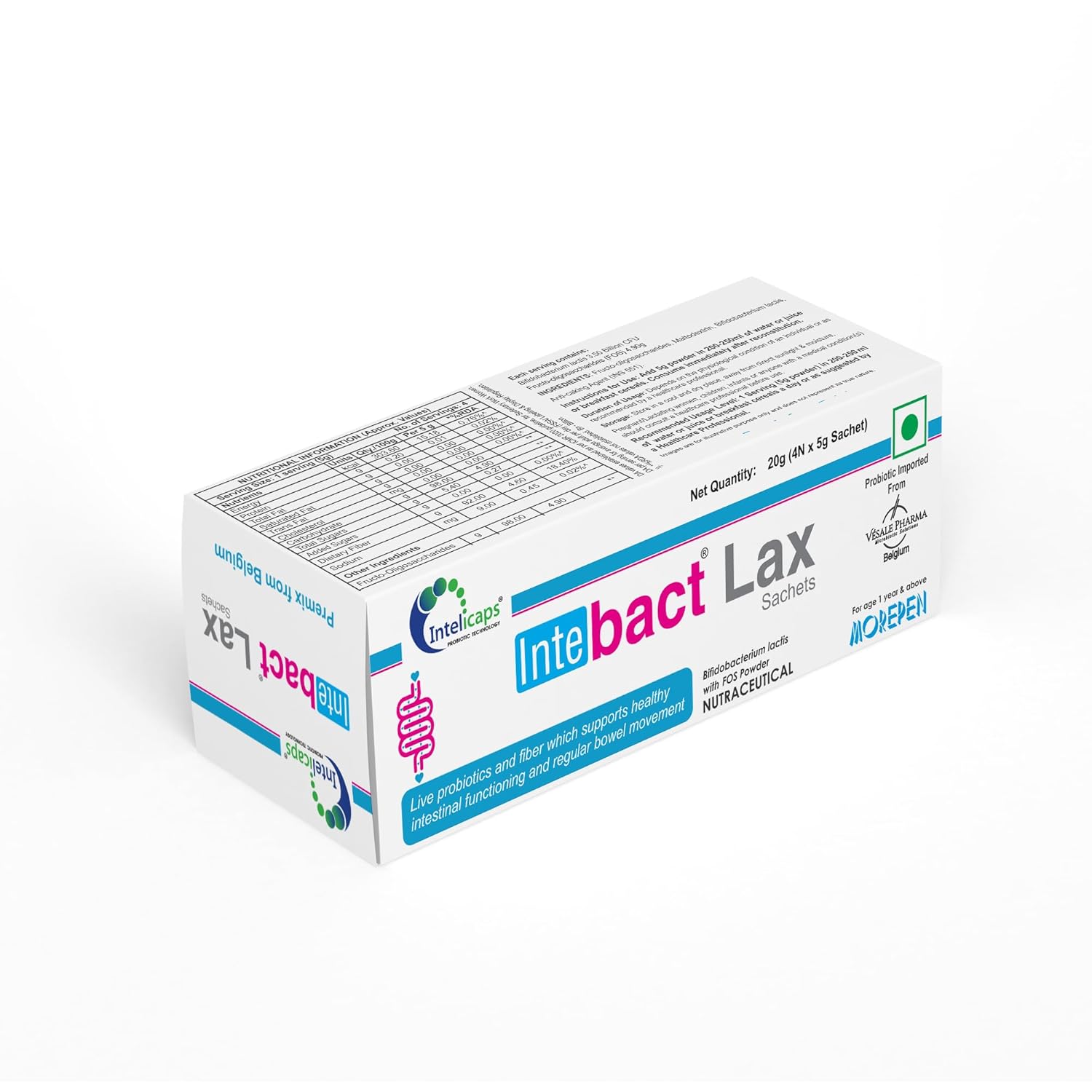 Intebact Probiotic Laxative – Natural Constipation Relief Solution – Dr  Morepen