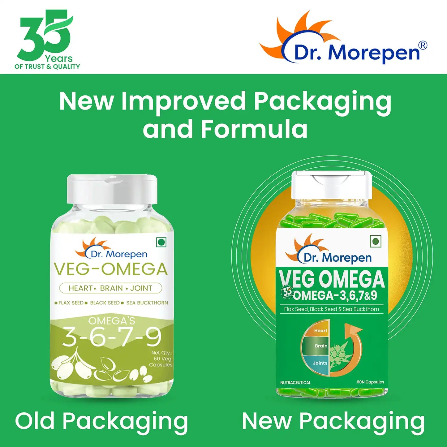 Omega-3-6-7-9 Vegetarian Capsules (60 capsules)